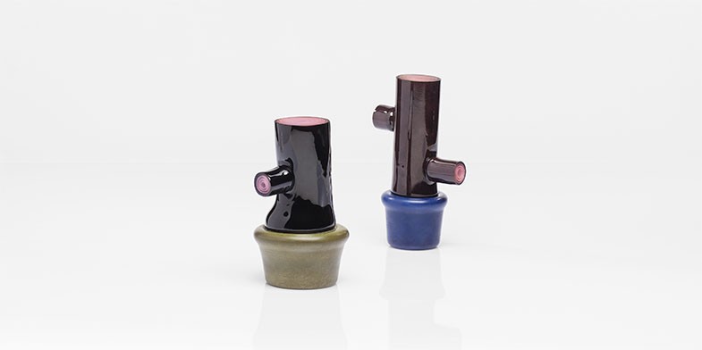 Pot Logs – Olive + Blue
